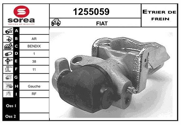 SNRA 1255059 Brake caliper 1255059