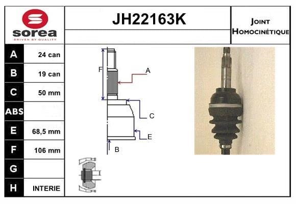 SNRA JH22163K CV joint JH22163K