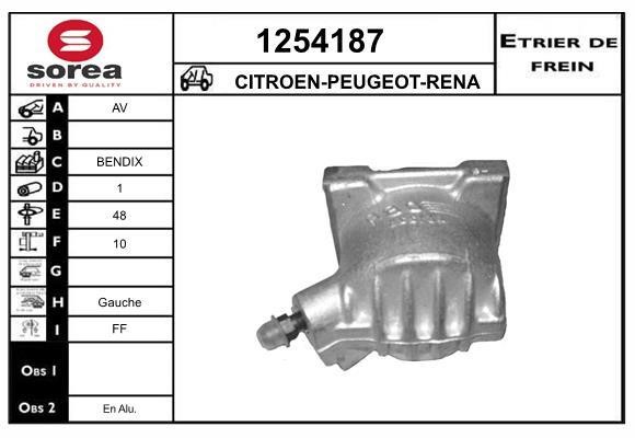 SNRA 1254187 Brake caliper 1254187