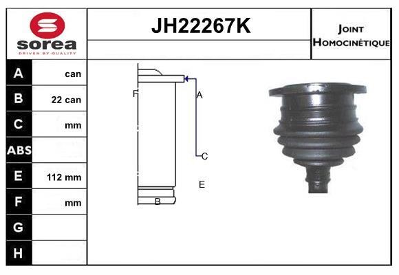 SNRA JH22267K CV joint JH22267K