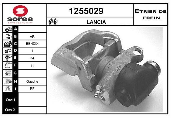 SNRA 1255029 Brake caliper 1255029