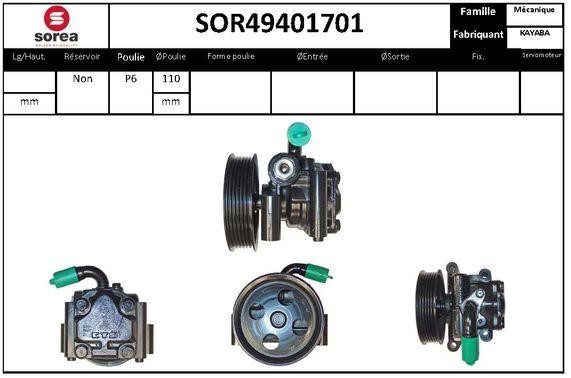 SNRA SOR49401701 Hydraulic Pump, steering system SOR49401701
