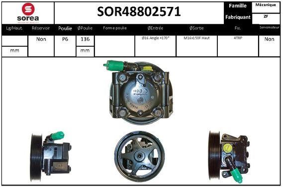 SNRA SOR48802571 Hydraulic Pump, steering system SOR48802571