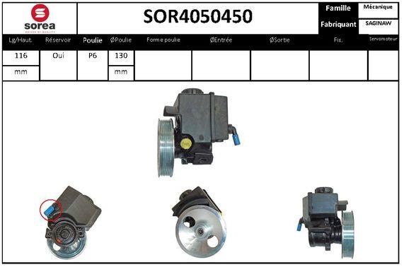 SNRA SOR4050450 Hydraulic Pump, steering system SOR4050450