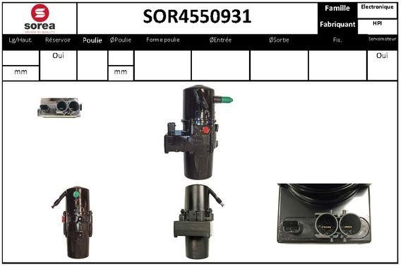 SNRA SOR4550931 Hydraulic Pump, steering system SOR4550931