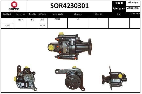 SNRA SOR4230301 Hydraulic Pump, steering system SOR4230301