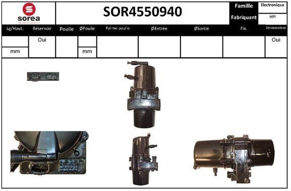 SNRA SOR4550940 Hydraulic Pump, steering system SOR4550940