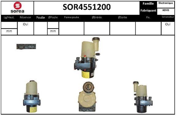 SNRA SOR4551200 Hydraulic Pump, steering system SOR4551200
