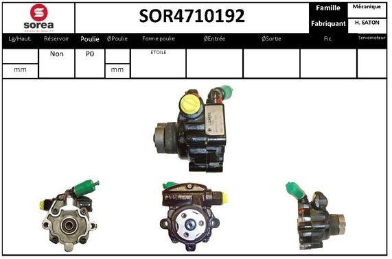 SNRA SOR4710192 Hydraulic Pump, steering system SOR4710192