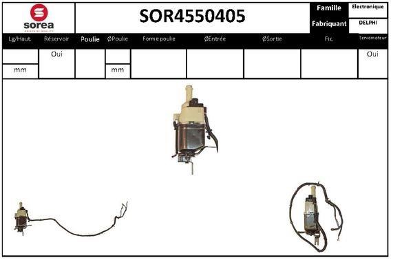 SNRA SOR4550405 Hydraulic Pump, steering system SOR4550405