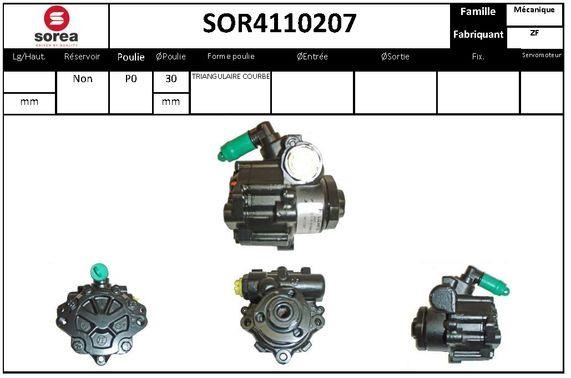 SNRA SOR4110207 Hydraulic Pump, steering system SOR4110207