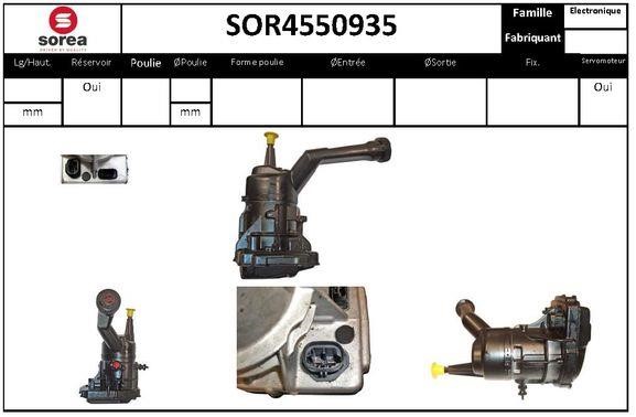SNRA SOR4550935 Hydraulic Pump, steering system SOR4550935