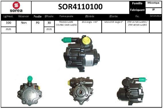 SNRA SOR4110100 Hydraulic Pump, steering system SOR4110100