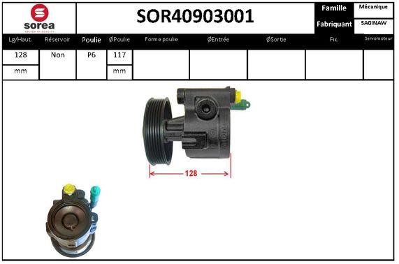 SNRA SOR40903001 Hydraulic Pump, steering system SOR40903001