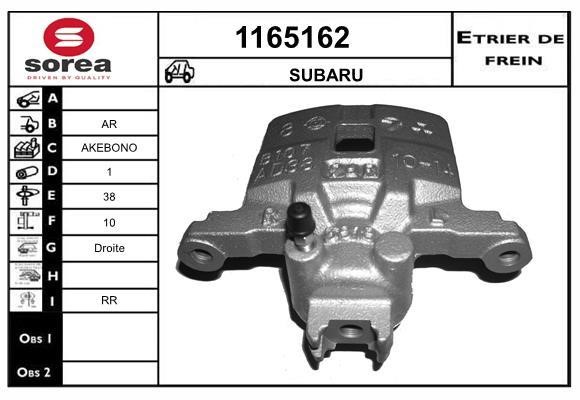 SNRA 1165162 Brake caliper rear right 1165162