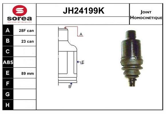 SNRA JH24199K CV joint JH24199K