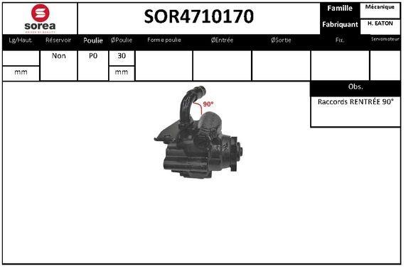 SNRA SOR4710170 Hydraulic Pump, steering system SOR4710170