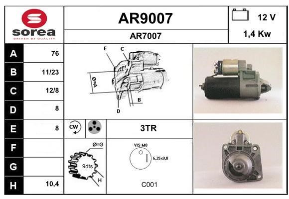 SNRA AR9007 Starter AR9007
