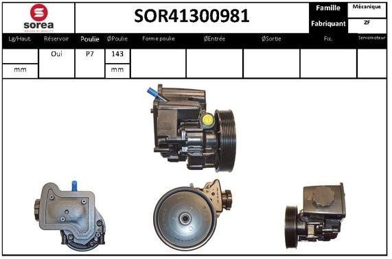 SNRA SOR41300981 Hydraulic Pump, steering system SOR41300981
