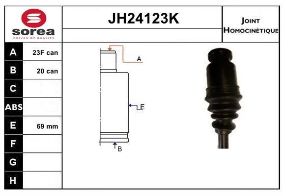 SNRA JH24123K CV joint JH24123K