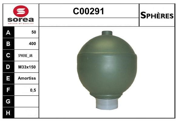 SNRA C00291 Hydraulic accumulator C00291
