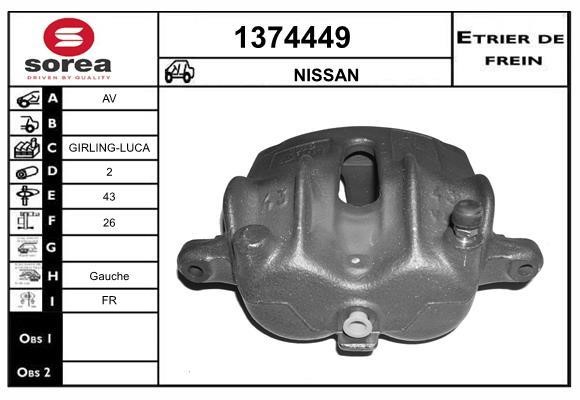 SNRA 1374449 Brake caliper 1374449