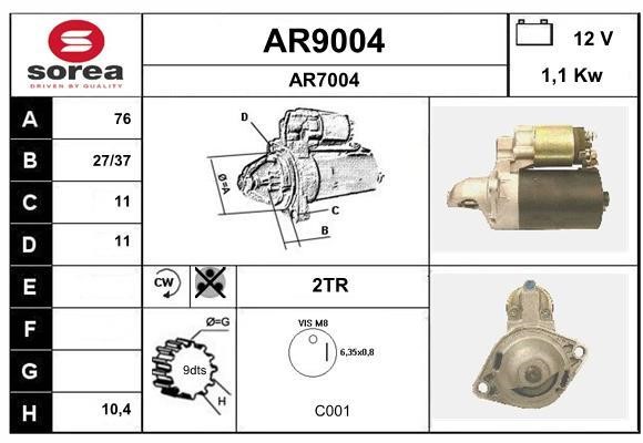 SNRA AR9004 Starter AR9004