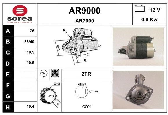 SNRA AR9000 Starter AR9000