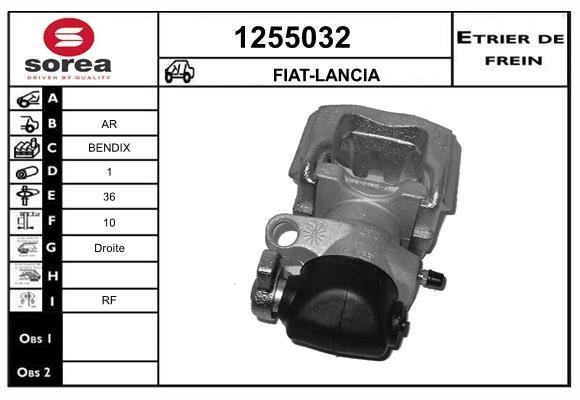 SNRA 1255032 Brake caliper rear right 1255032