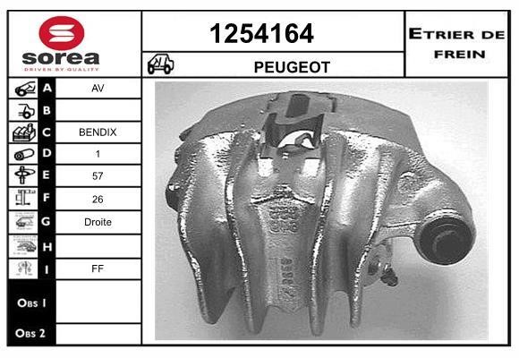 SNRA 1254164 Brake caliper front right 1254164