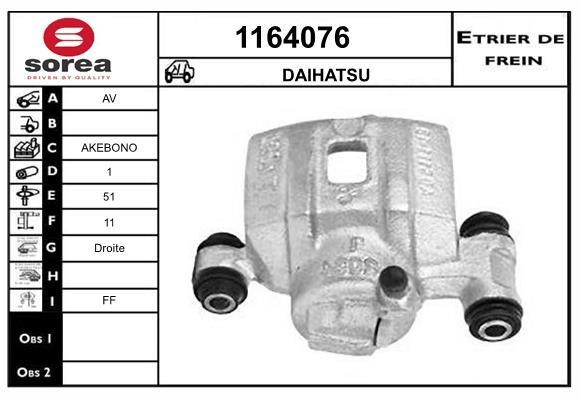 SNRA 1164076 Brake caliper 1164076