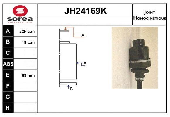 SNRA JH24169K CV joint JH24169K