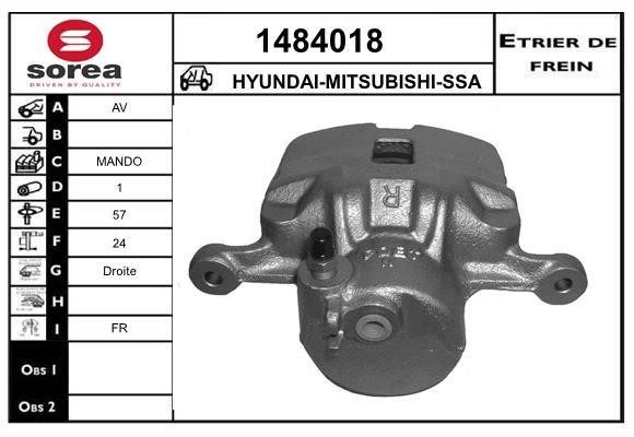 SNRA 1484018 Brake caliper front right 1484018