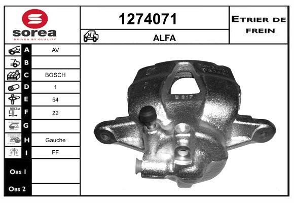 SNRA 1274071 Brake caliper front left 1274071