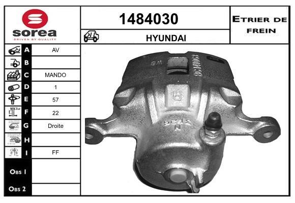 SNRA 1484030 Brake caliper front right 1484030