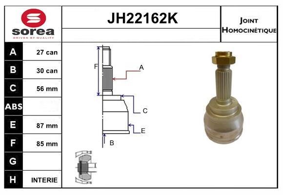 SNRA JH22162K CV joint JH22162K