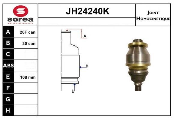 SNRA JH24240K Joint Kit, drive shaft JH24240K