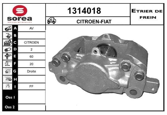 SNRA 1314018 Brake caliper 1314018