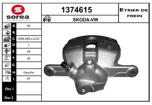 SNRA 1374615 Brake caliper front left 1374615