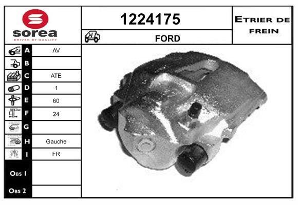 SNRA 1224175 Brake caliper 1224175