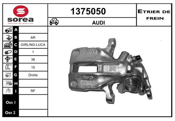 SNRA 1375050 Brake caliper rear right 1375050