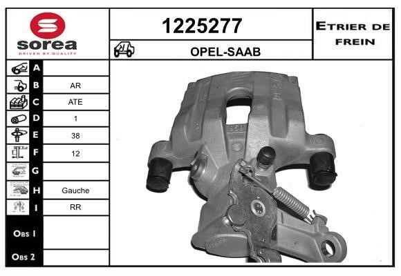 SNRA 1225277 Brake caliper rear left 1225277