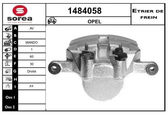 SNRA 1484058 Brake caliper front right 1484058