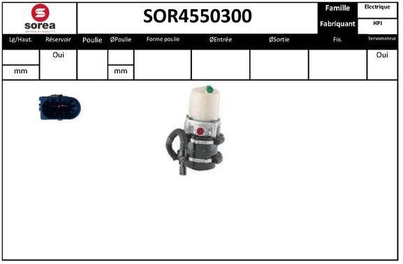 SNRA SOR4550300 Hydraulic Pump, steering system SOR4550300