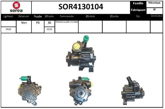 SNRA SOR4130104 Hydraulic Pump, steering system SOR4130104