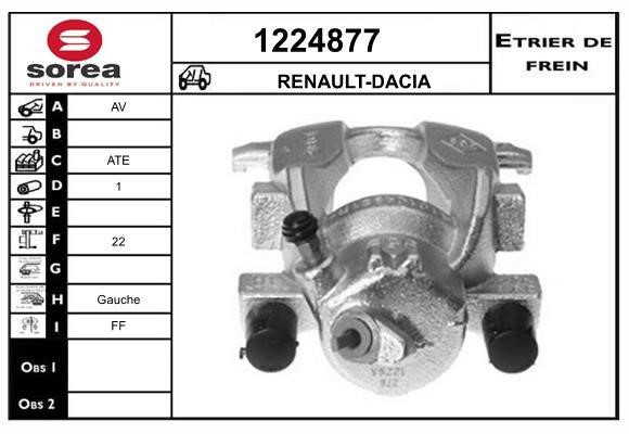 SNRA 1224877 Brake caliper 1224877