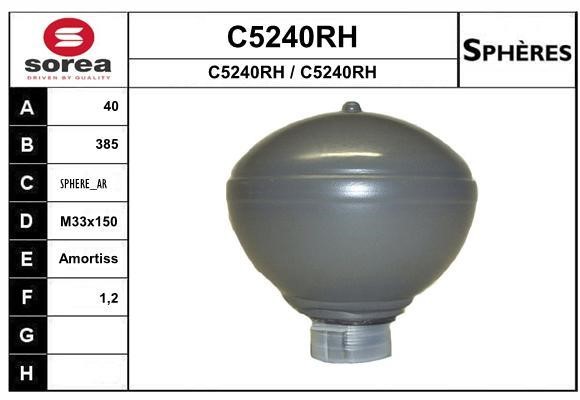 SNRA C5240RH Hydraulic accumulator C5240RH