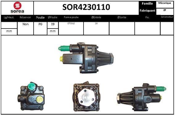 SNRA SOR4230110 Hydraulic Pump, steering system SOR4230110