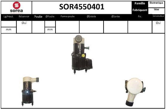 SNRA SOR4550401 Hydraulic Pump, steering system SOR4550401