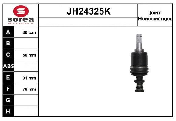 SNRA JH24325K Joint kit, drive shaft JH24325K